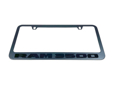 Ram 3500 Black License Plate Frame