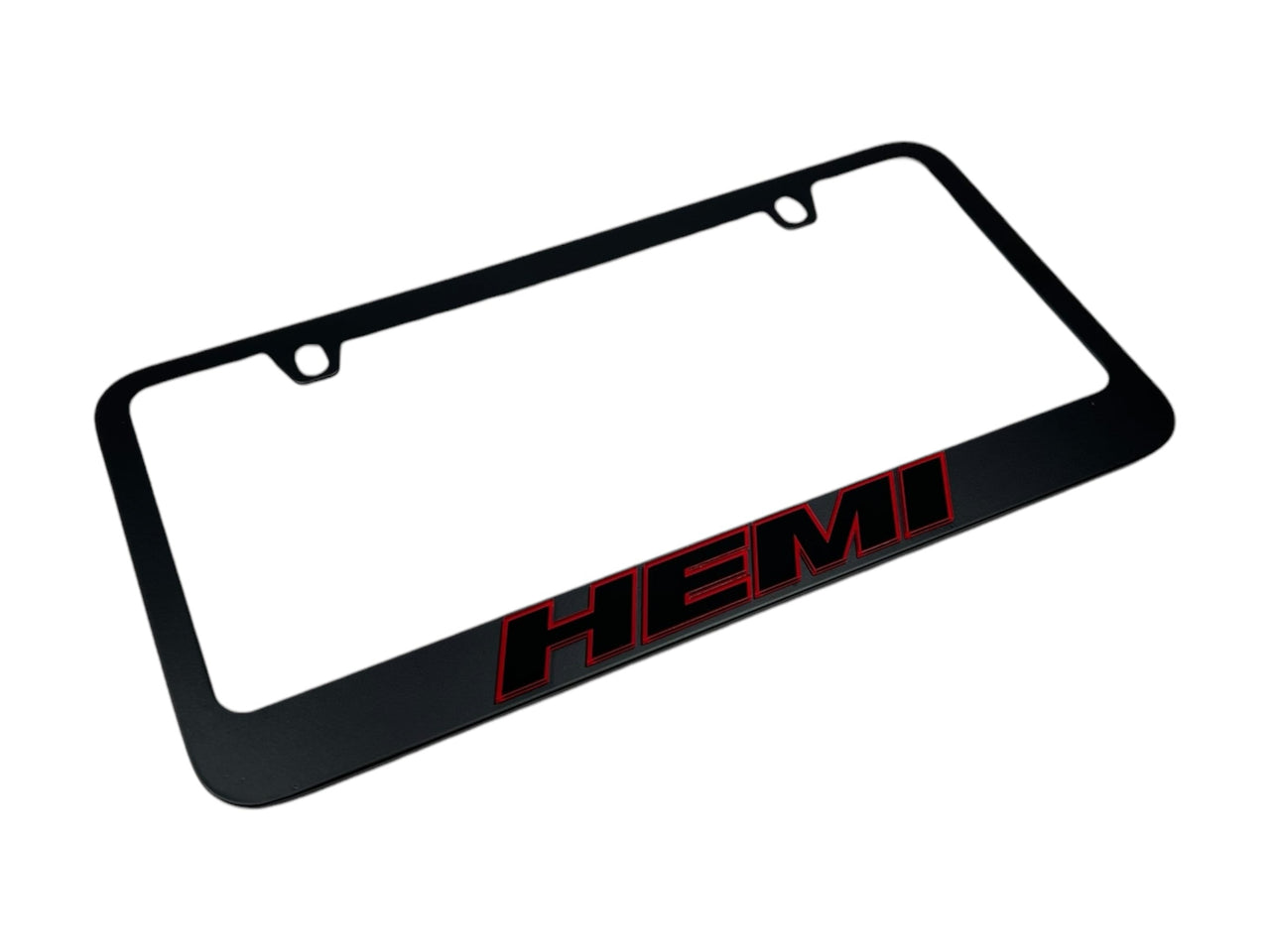 Dodge HEMI Black License Plate Frame