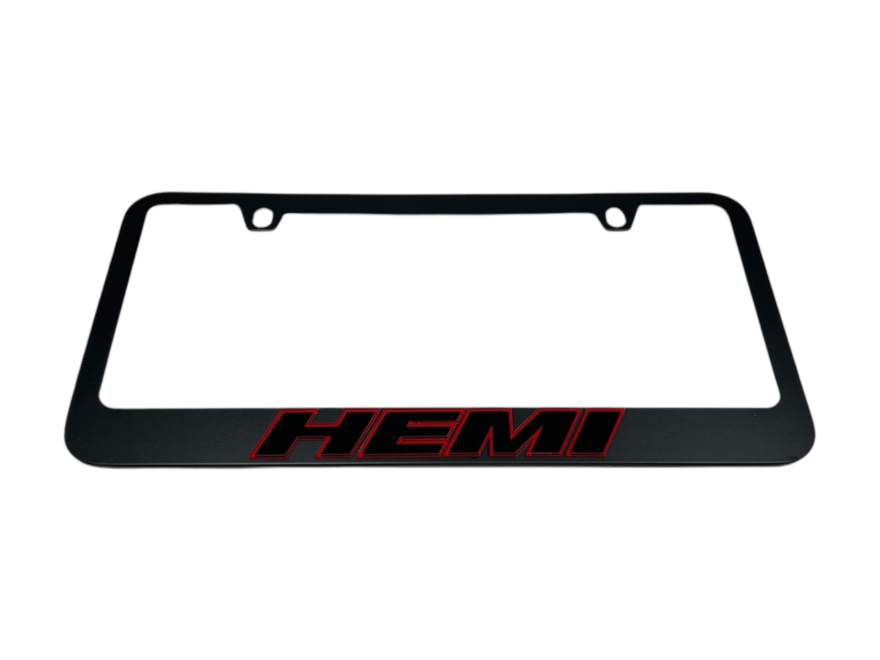 Dodge HEMI Black License Plate Frame