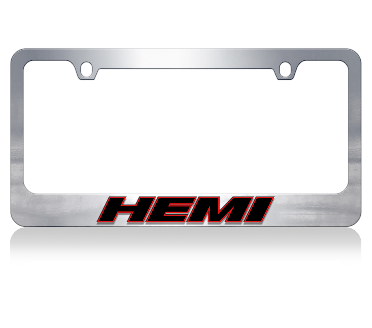 Dodge HEMI Chrome License Plate Frame