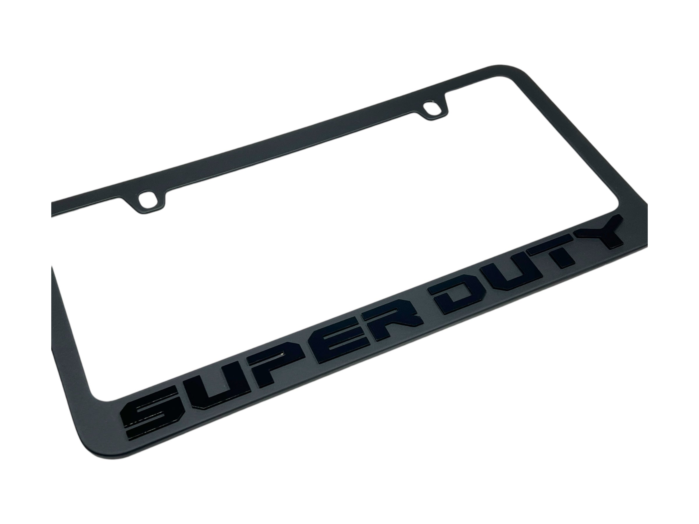 Ford Super Duty Black License Plate Frame