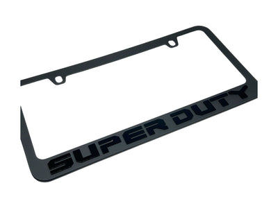 Ford Super Duty Black License Plate Frame