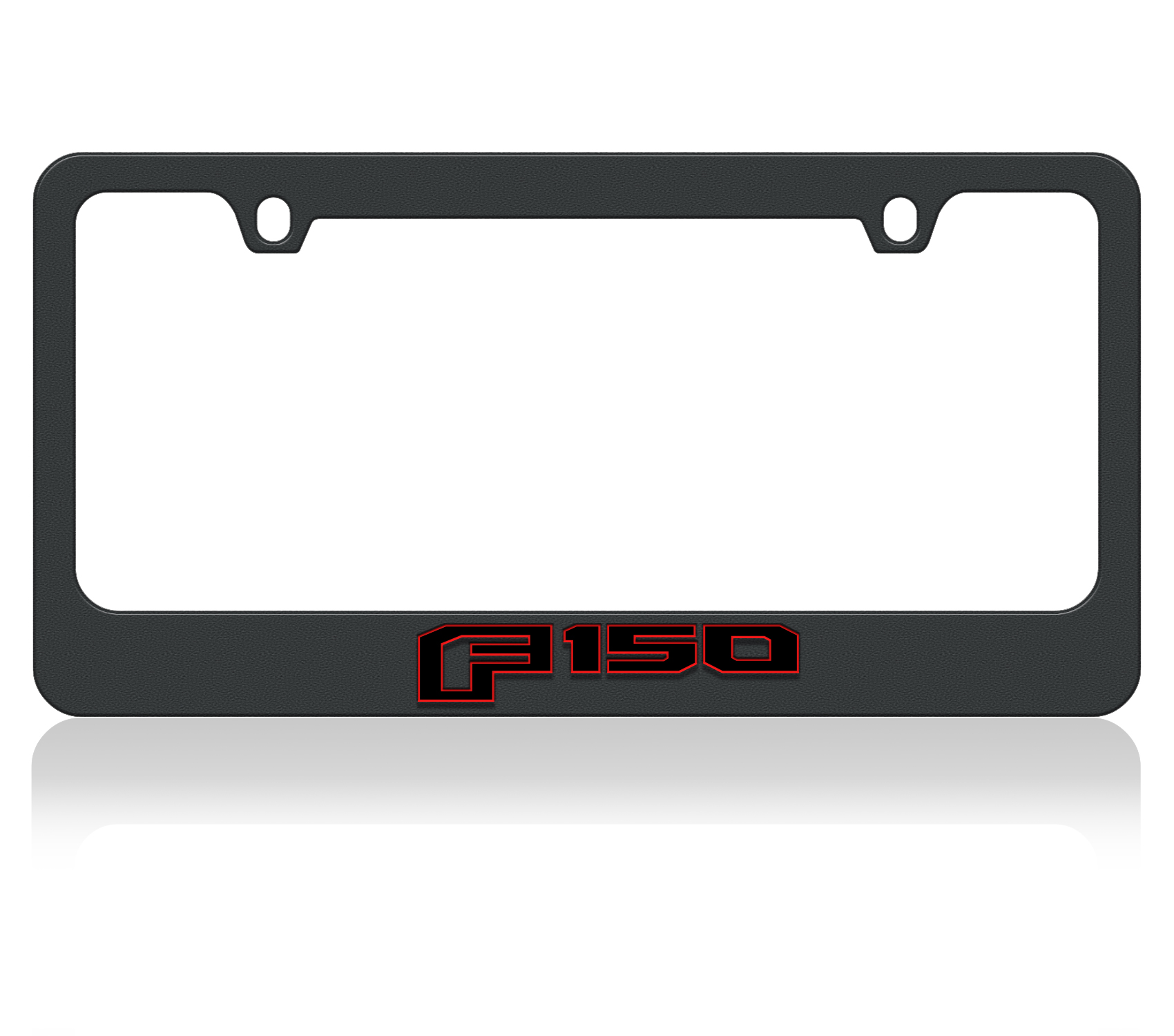 2015 Ford F-150 Black License Plate Frame