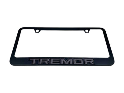 Ford Tremor Blacked Out Black License Plate Frame