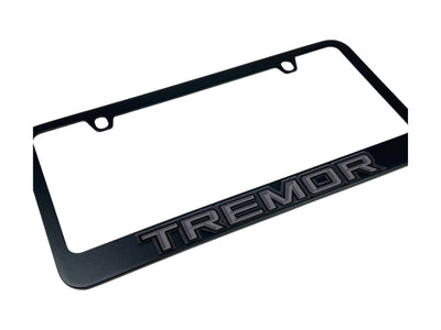 Ford Tremor Blacked Out Black License Plate Frame