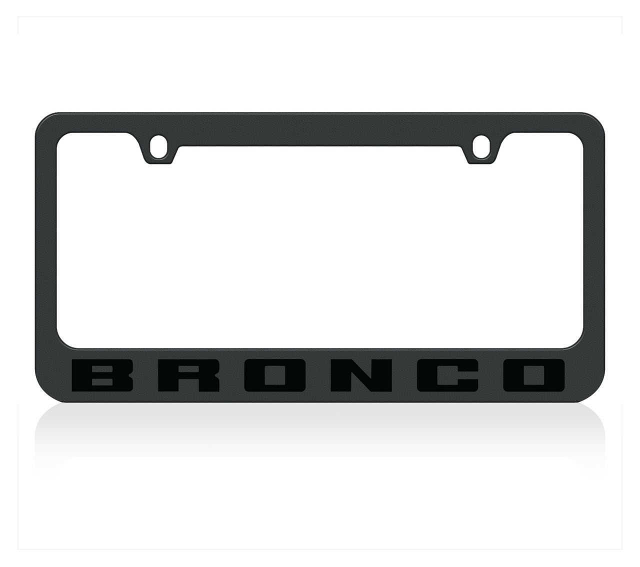 Ford Bronco Black License Plate Frame