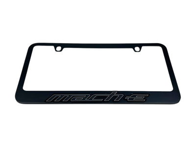 Ford Mustang Mach-E Blacked Out License Plate Frame