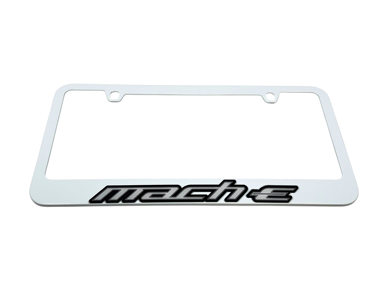 Ford Mustang Mach-E White License Plate Frame