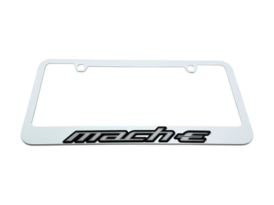 Ford Mustang Mach-E White License Plate Frame