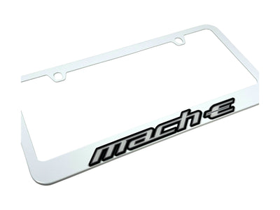 Ford Mustang Mach-E White License Plate Frame