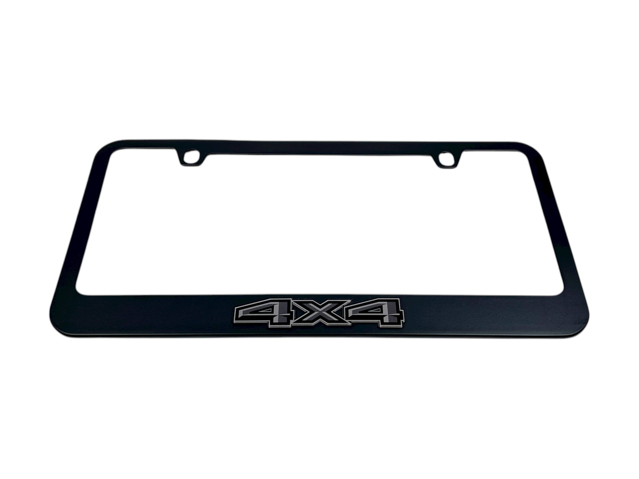 Ford 4X4 Blacked Out Black License Plate Frame