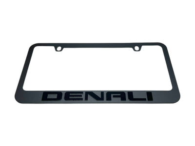 Denali Blacked Out License Plate Frame