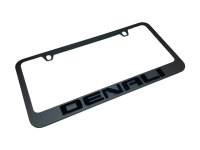 Denali Blacked Out License Plate Frame