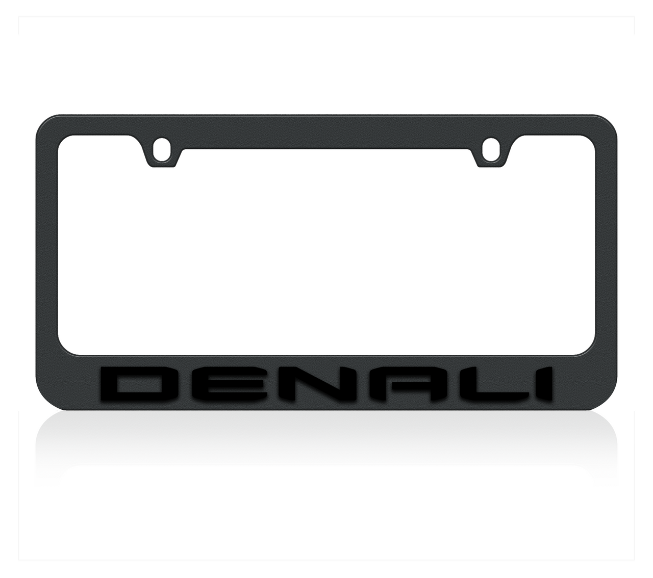 GMC Denali Black License Plate Frame