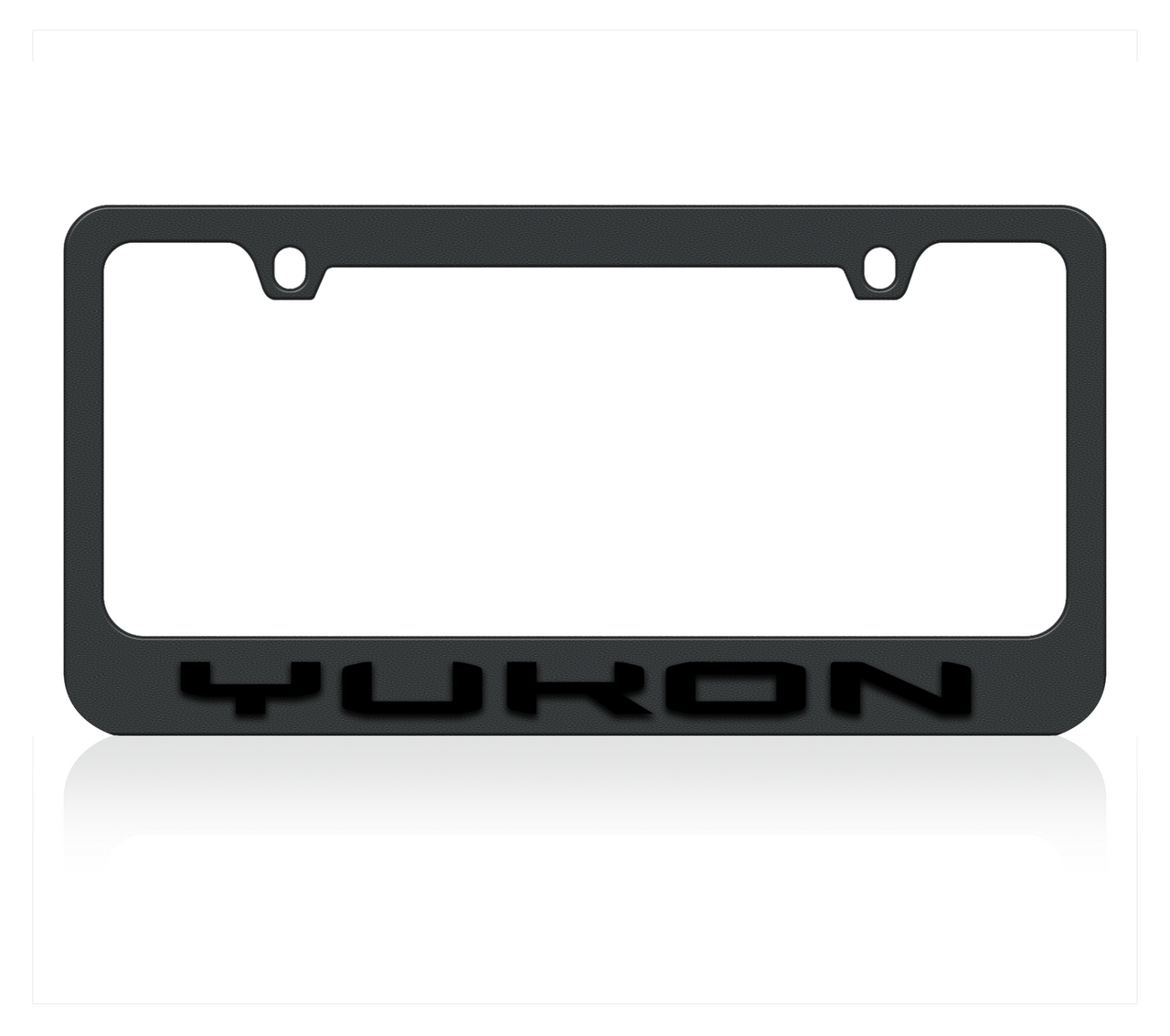 GMC Yukon Black License Plate Frame