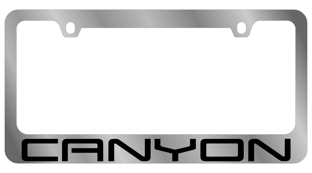 GMC Canyon Chrome License Plate Frame