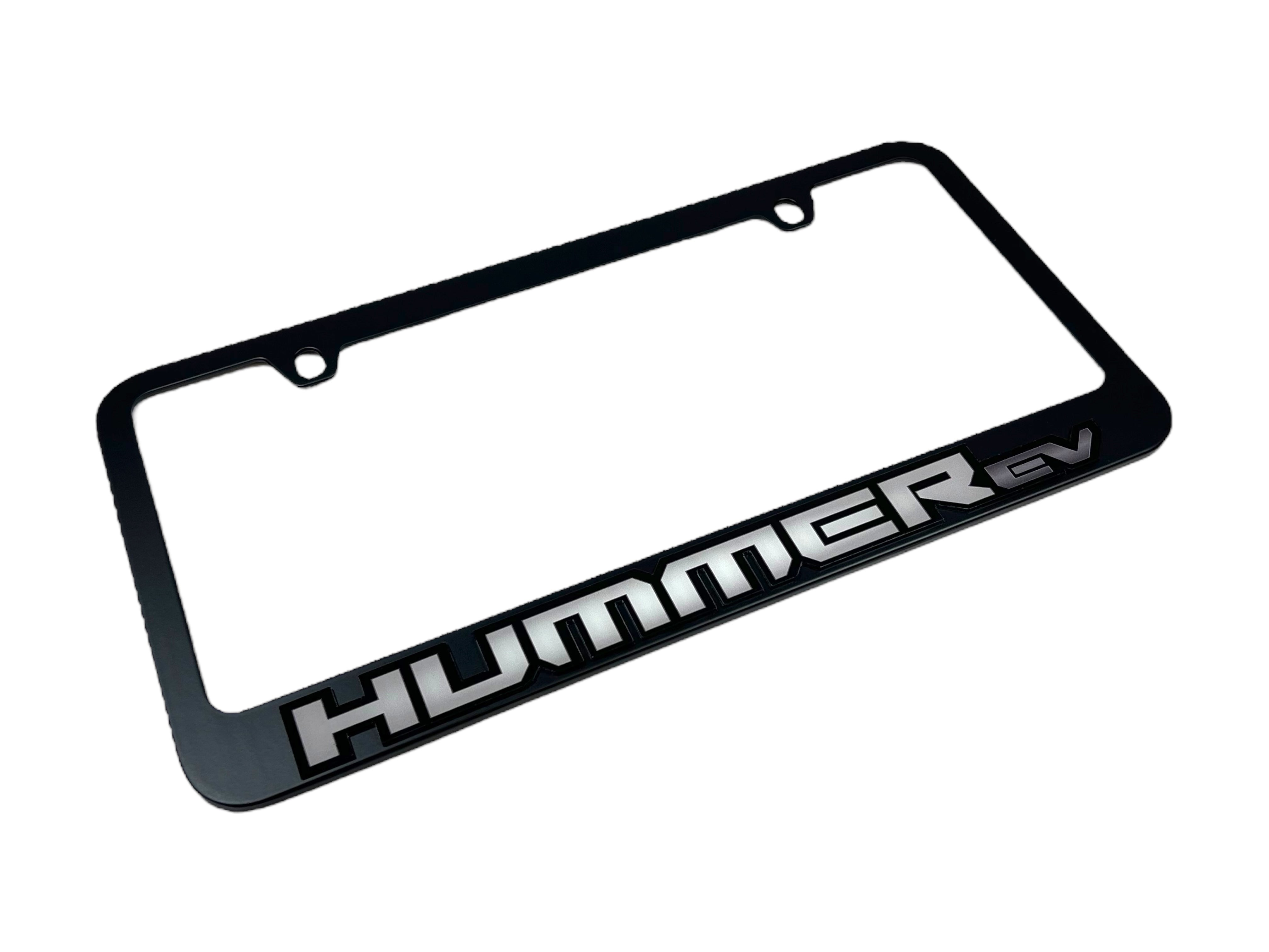 Hummer EV Black License Plate Frame
