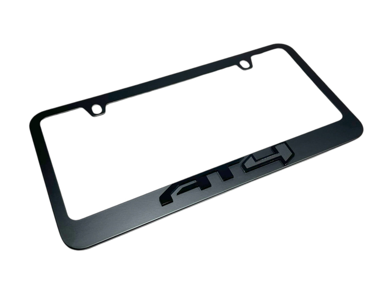 GMC AT4 Blacked out License Plate Frame