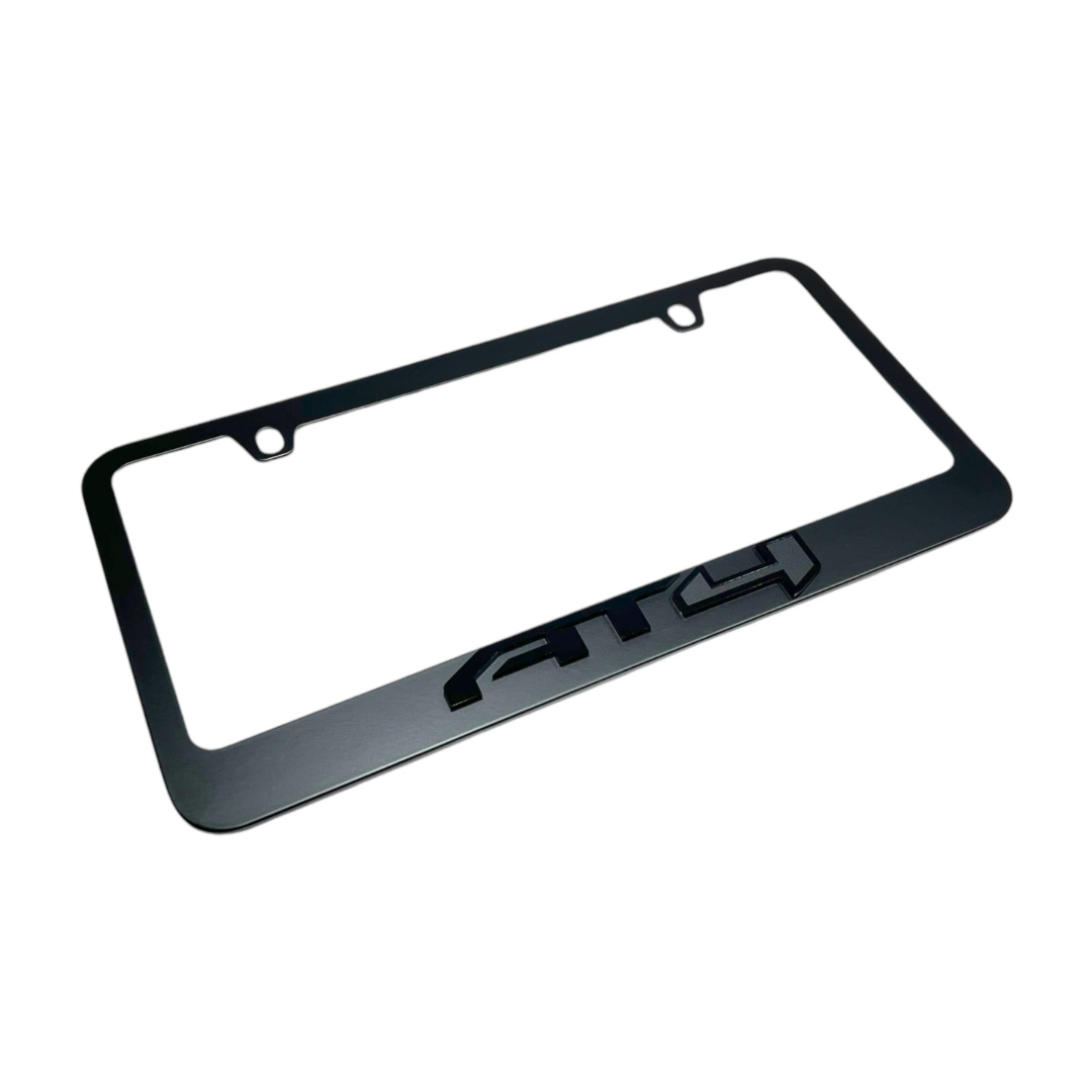 GMC AT4 Blacked out License Plate Frame