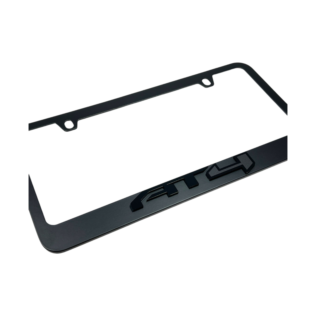 GMC AT4 Blacked out License Plate Frame