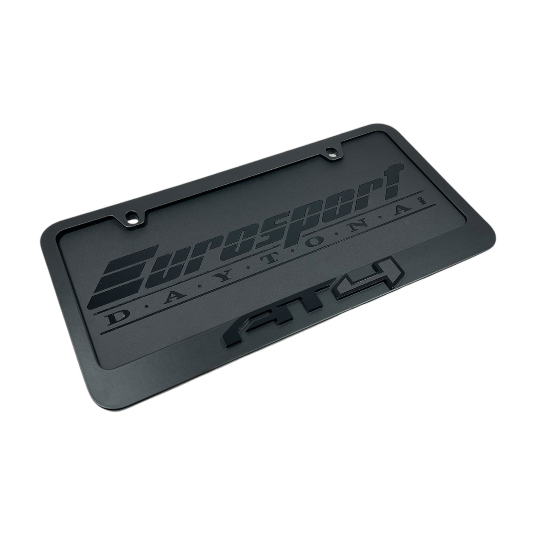 GMC AT4 Blacked out License Plate Frame