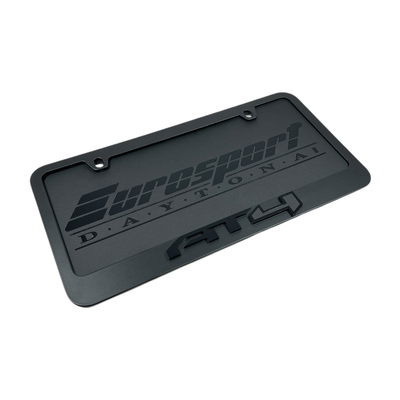 GMC AT4 Blacked out License Plate Frame