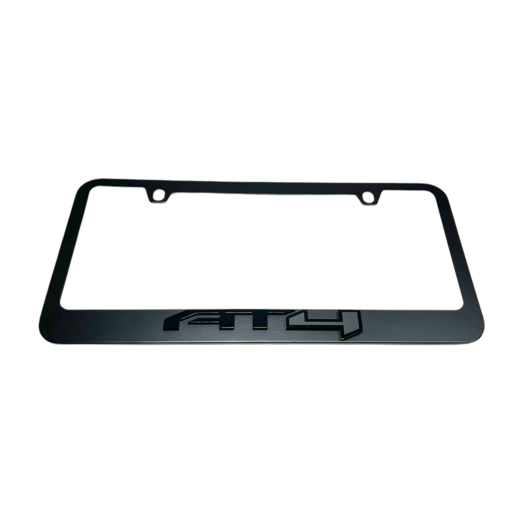 GMC AT4 Blacked out License Plate Frame