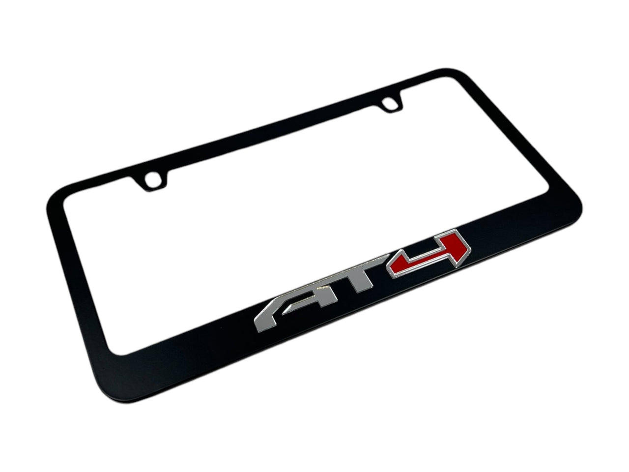 GMC AT4 Black License Plate Frame