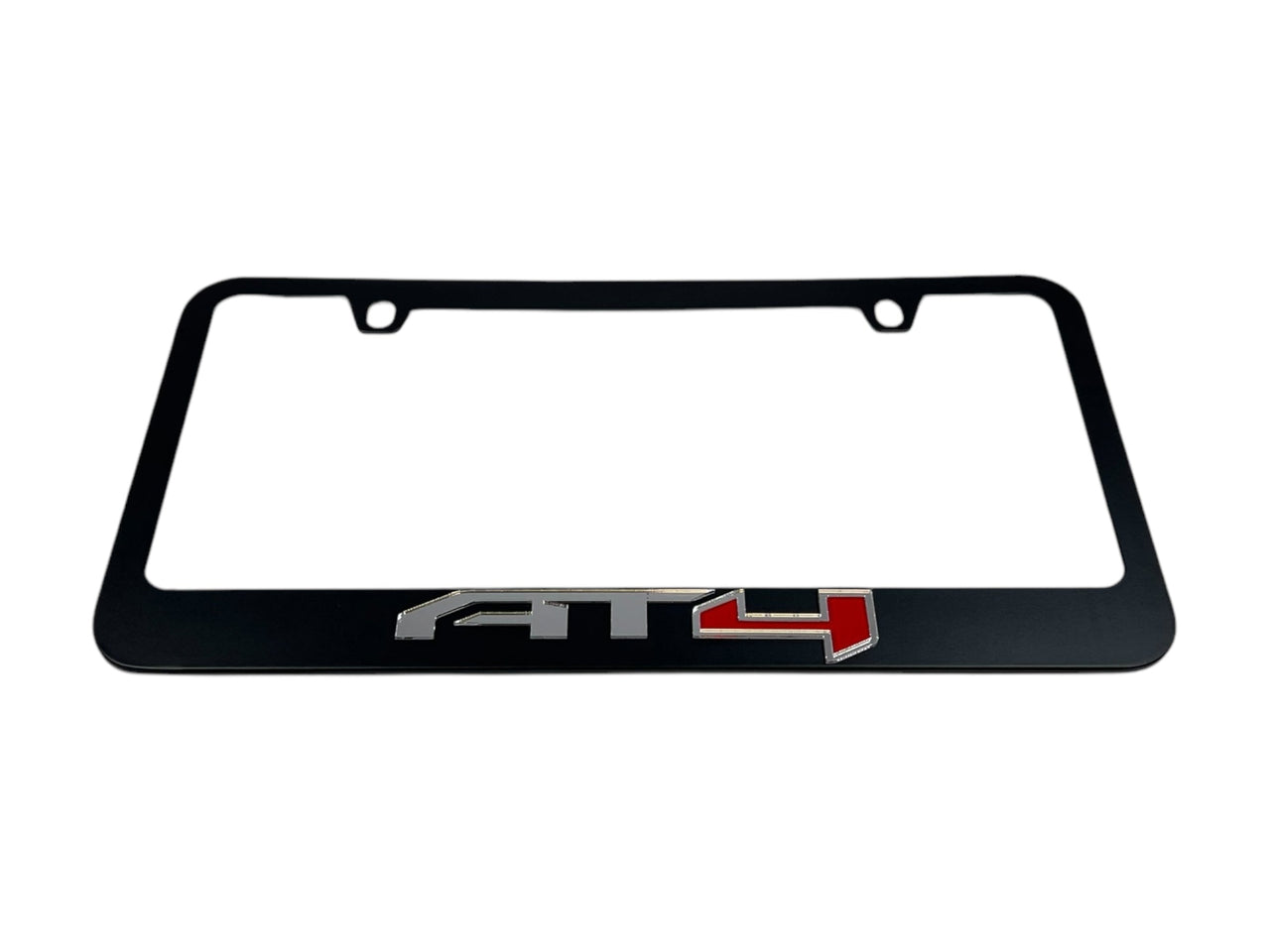 GMC AT4 Black License Plate Frame