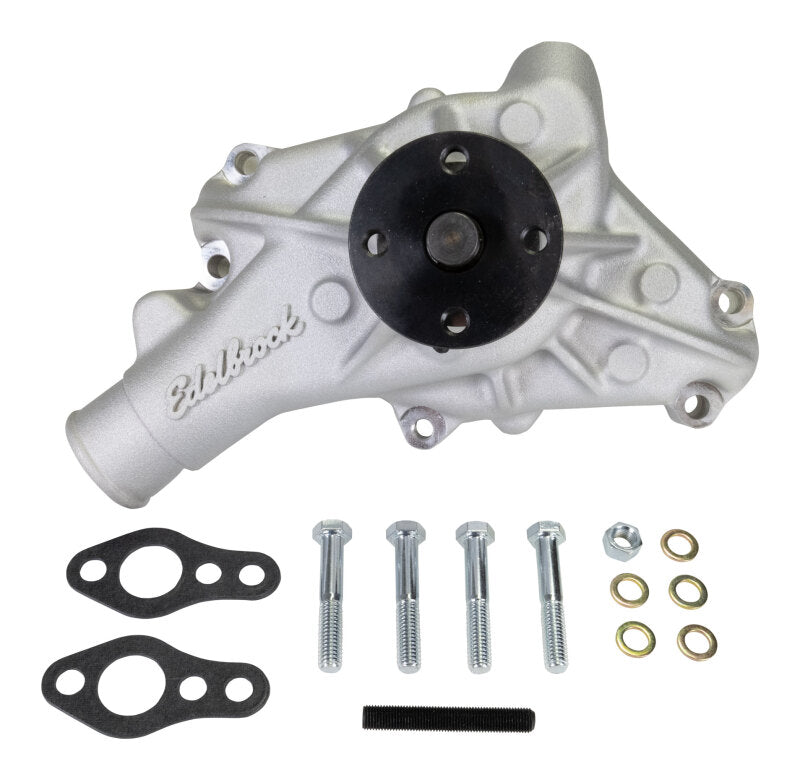 Edelbrock Long Water Pump For Small-Block Chevy, Reverse Rotation, Sat ...