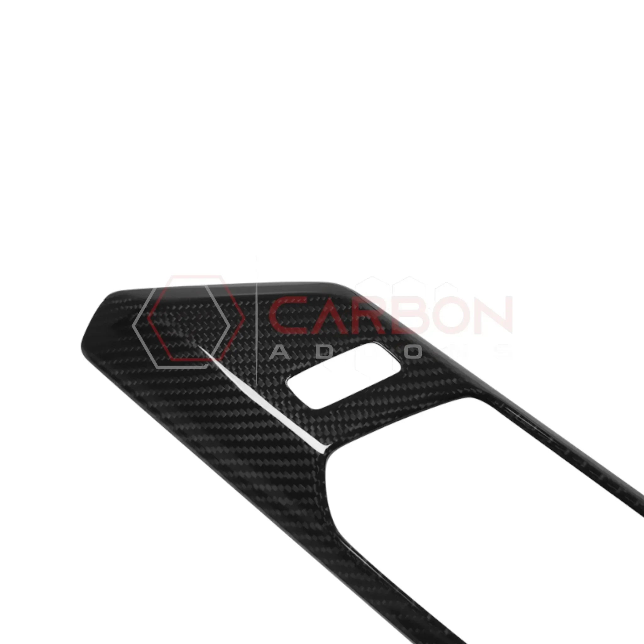 Real Carbon Fiber Interior Door Handle Trim Covers For 2021+ Ford Bronco