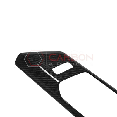 Real Carbon Fiber Interior Door Handle Trim Covers For 2021+ Ford Bronco