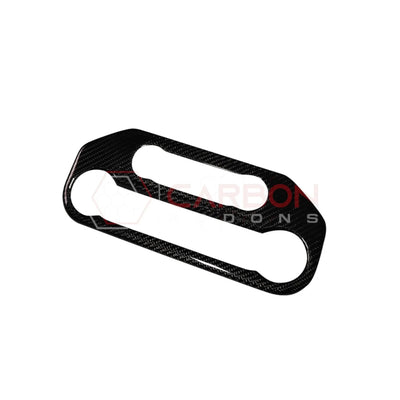 Real Carbon Fiber Radio & AC Control Panel Cover For 2021+ Ford Bronco