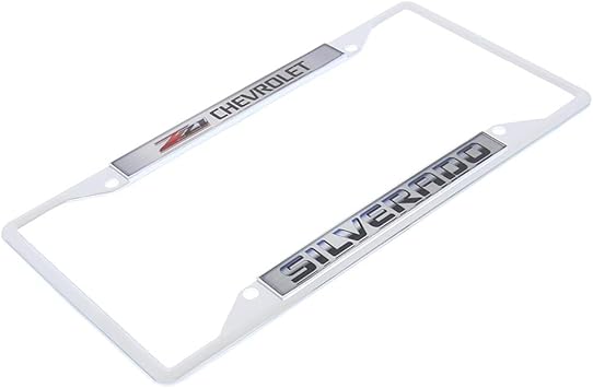 Chevrolet Silverado Z71 Chrome License Plate Frame