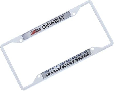 Chevrolet Silverado Z71 Chrome License Plate Frame