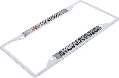 Chevrolet Silverado Chrome License Plate Frame