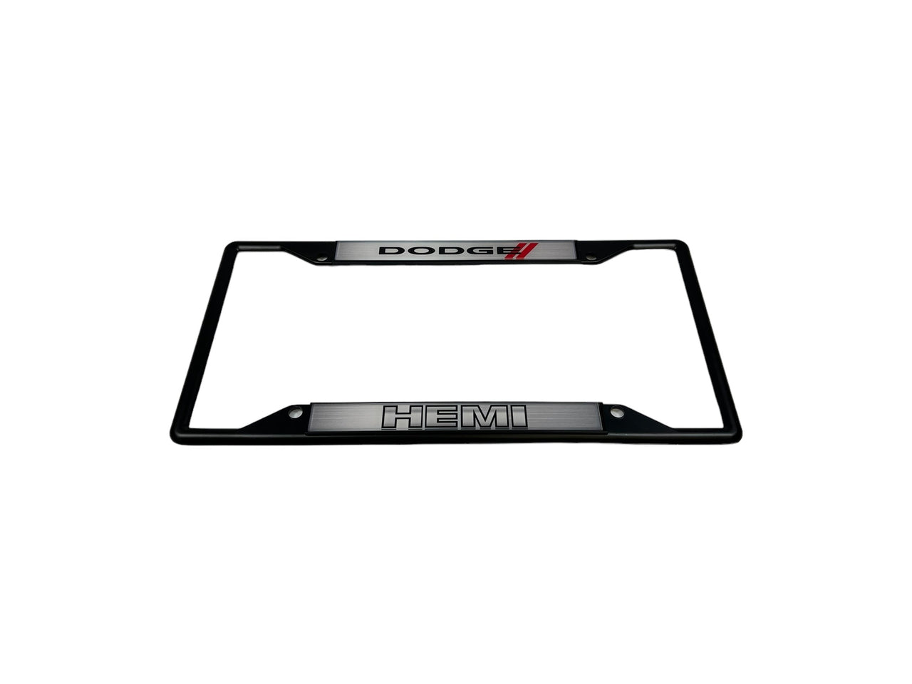 2009 Dodge HEMI Black License Plate Frame
