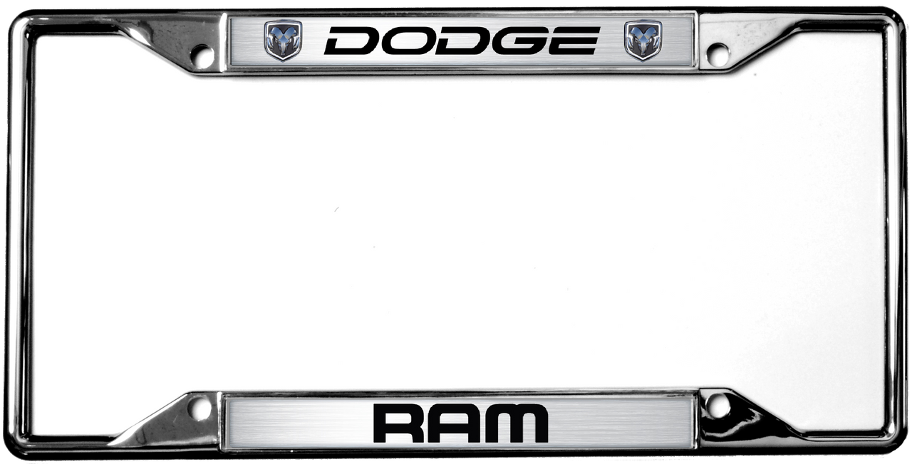 Dodge Ram Chrome License Plate Frame