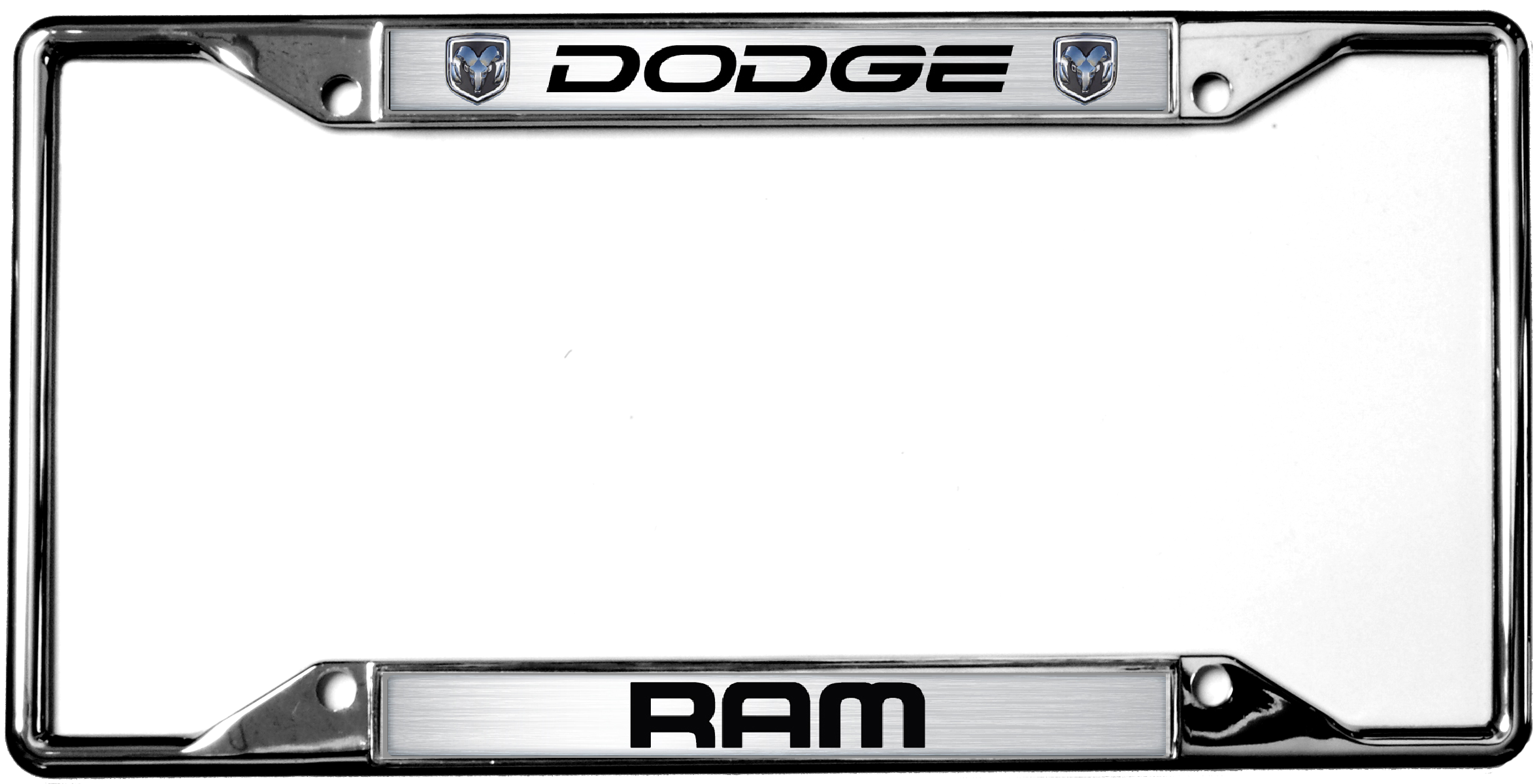 Dodge Ram Chrome License Plate Frame