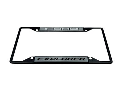 Ford Explorer Black License Plate Frame