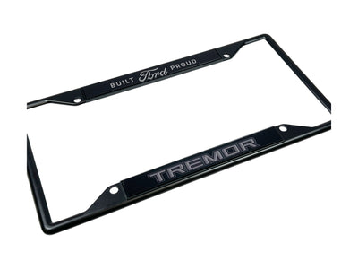 Ford Tremor Blacked Out Black License Plate Frame