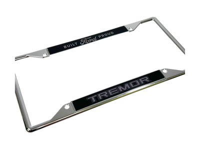 Ford Tremor Blacked Out Chrome License Plate Frame