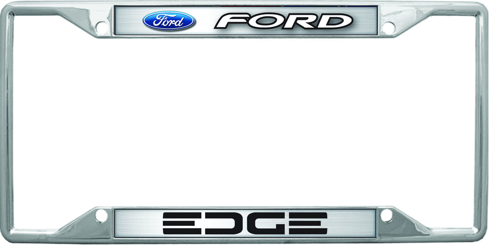 Ford Edge Chrome License Plate Frame