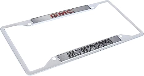 GMC Sierra Chrome License Plate Frame