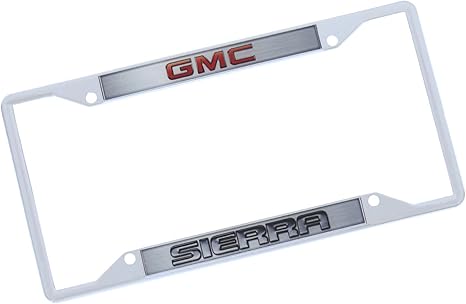 GMC Sierra Chrome License Plate Frame