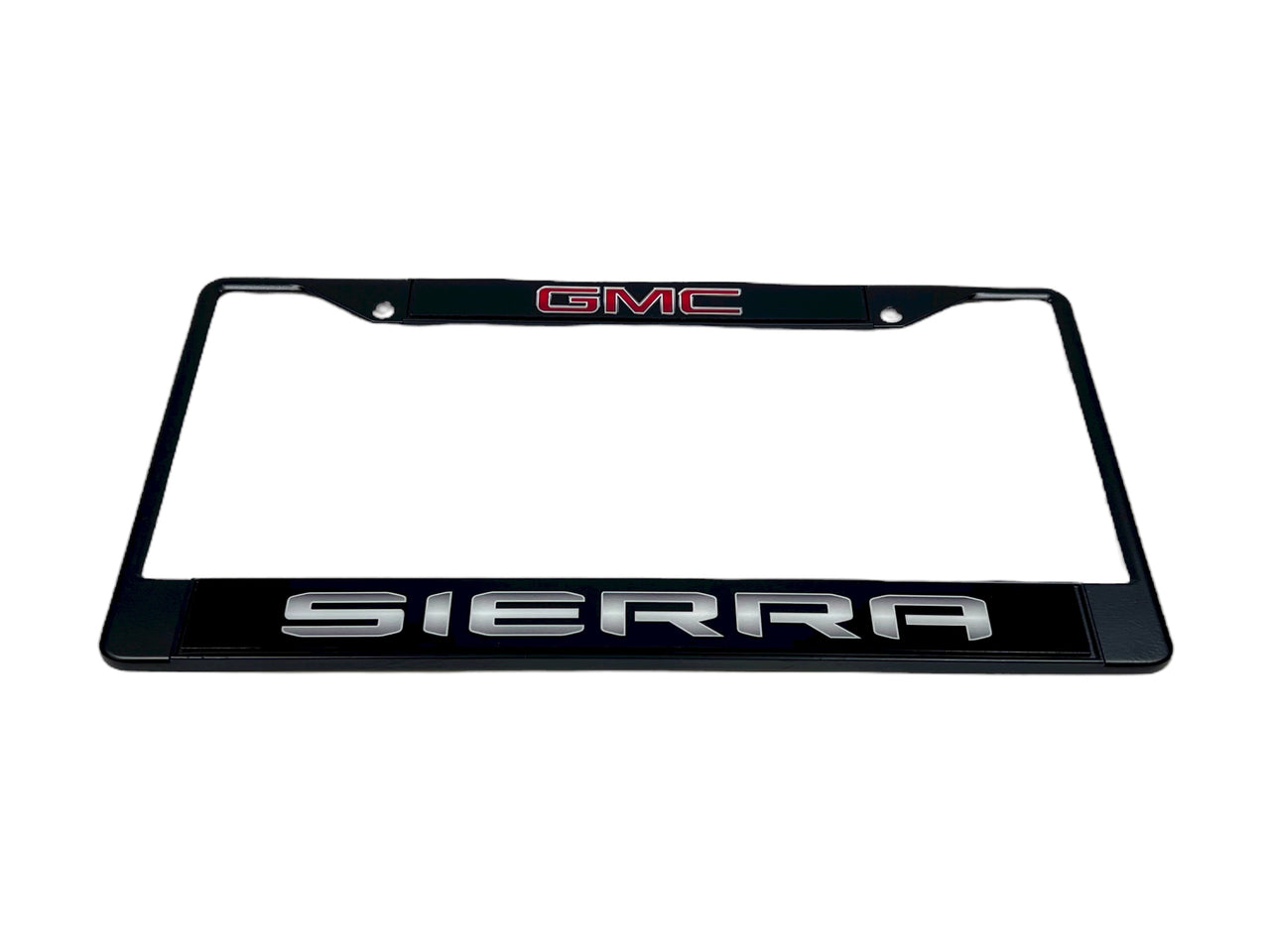 GMC Sierra Black License Plate Frame