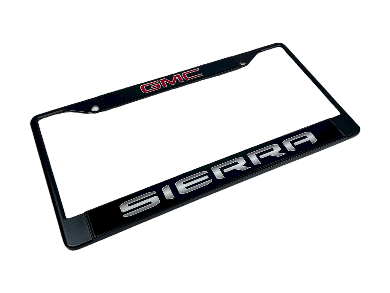 GMC Sierra Black License Plate Frame