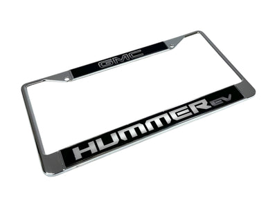 GMC Hummer EV Chrome License Plate Frame