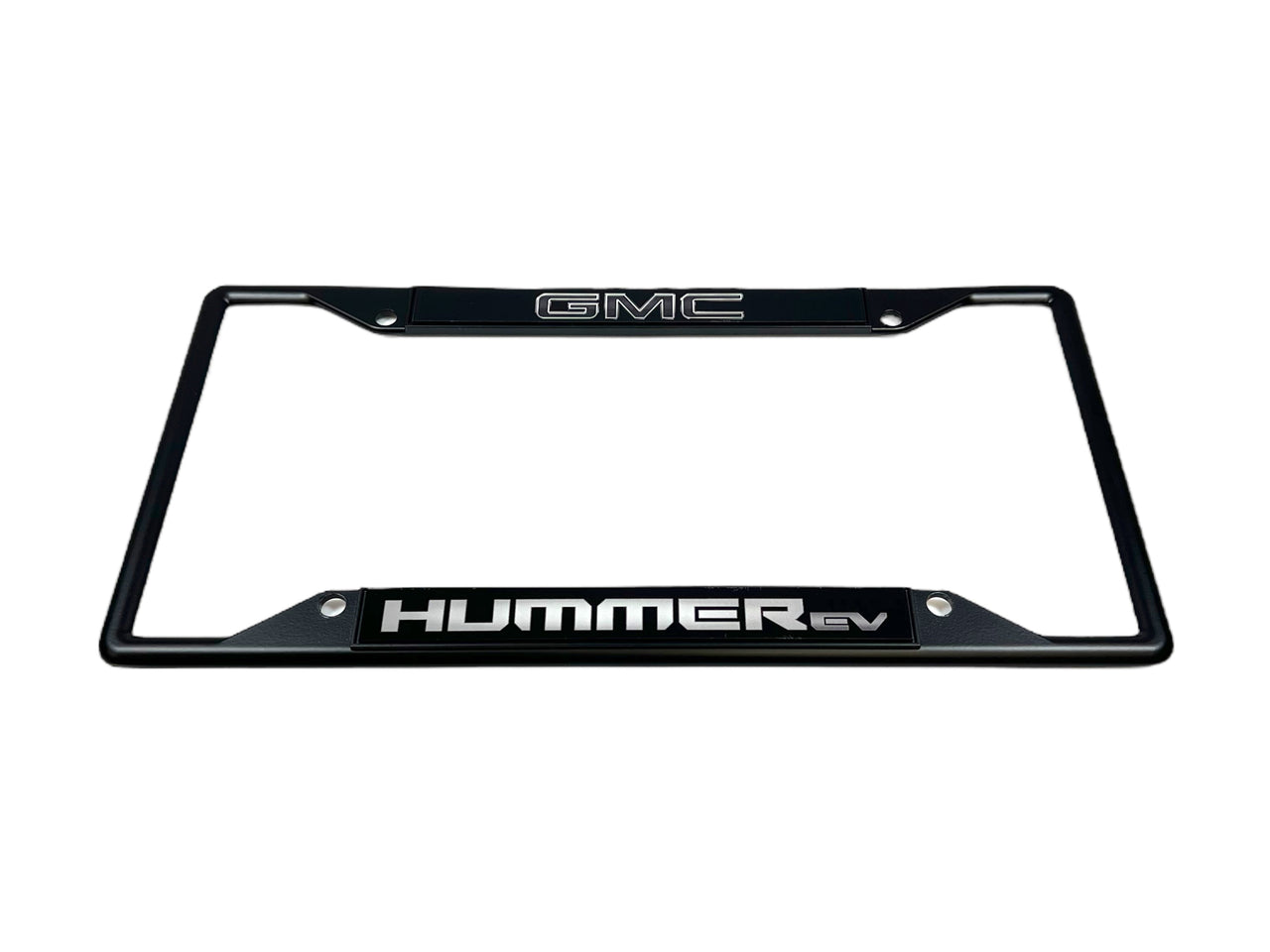 GMC Hummer EV Black License Plate Frame