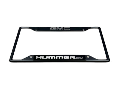GMC Hummer EV Black License Plate Frame